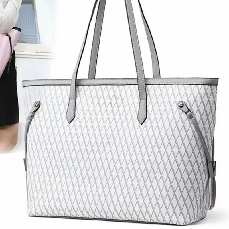 Genuine Cow Leather Shoulder Tote Bag For Women Everyday Use
