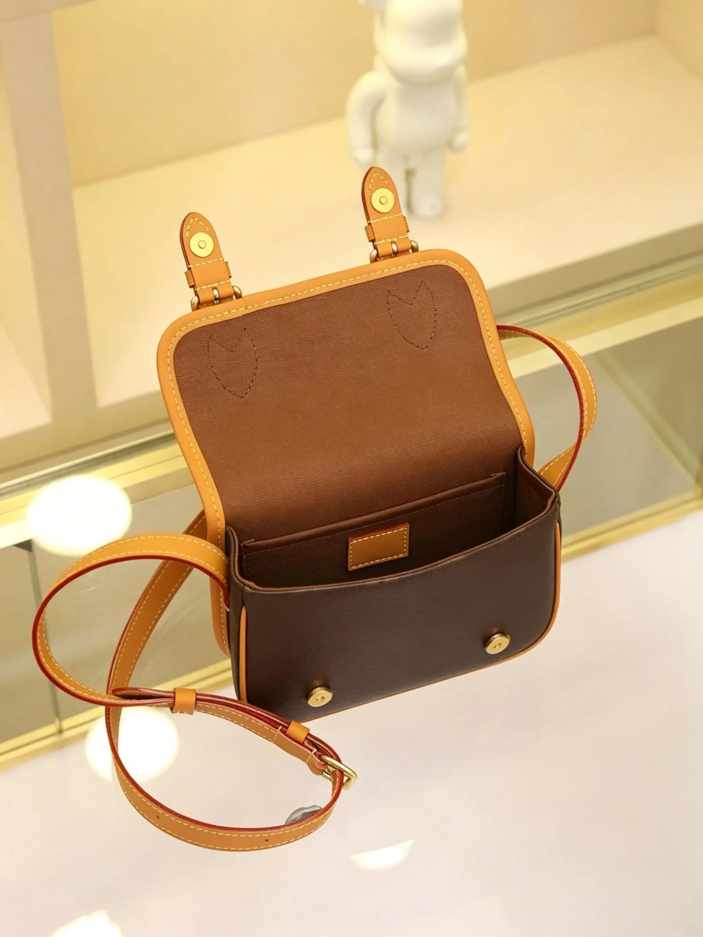 Genuine Leather Daily Shoulder Bag For Women Crossbody