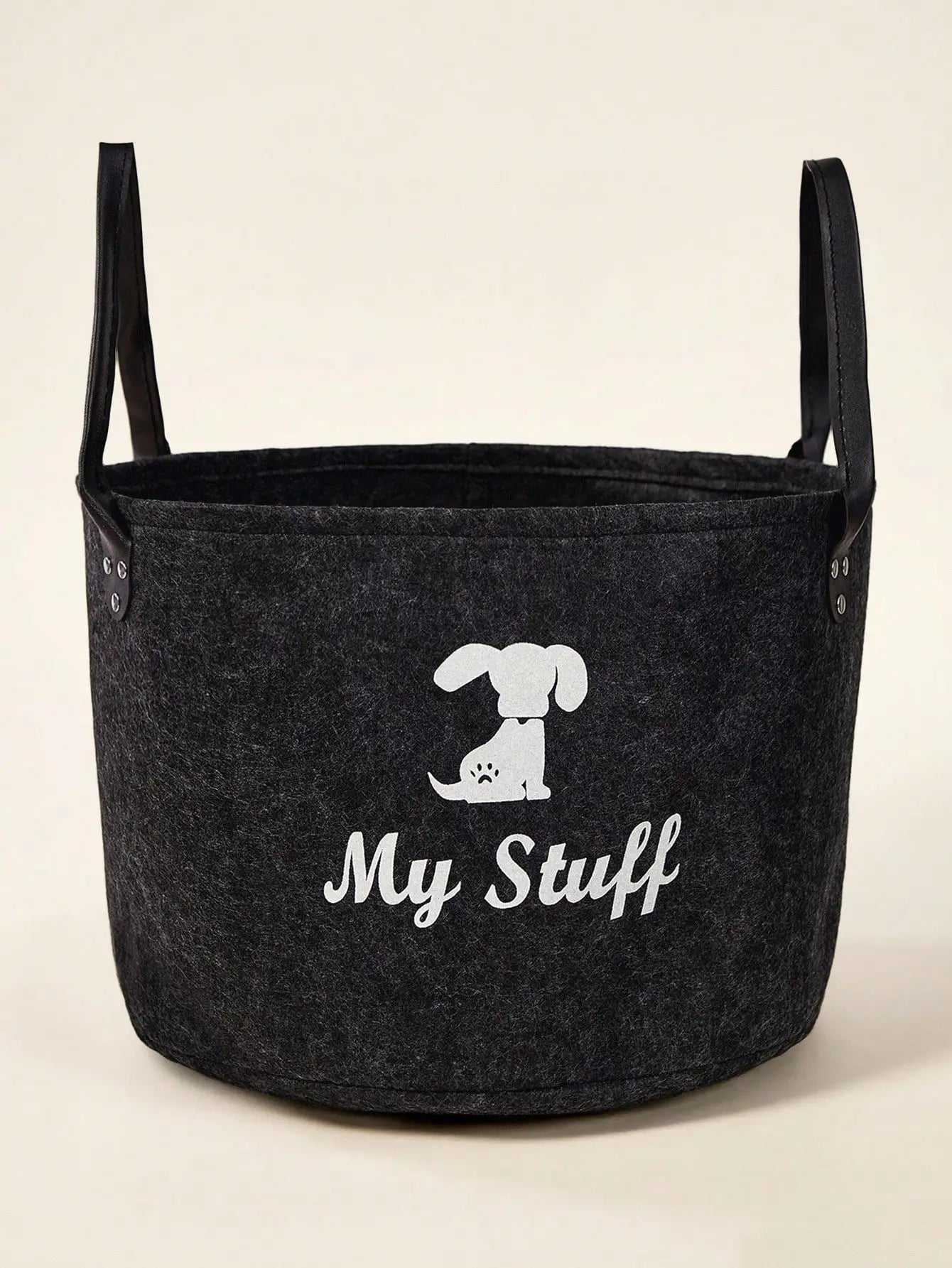 Pet Felt Storage Box – Thickened felt storage container for keeping dog toys and treats, lightweight and breathable storage basket