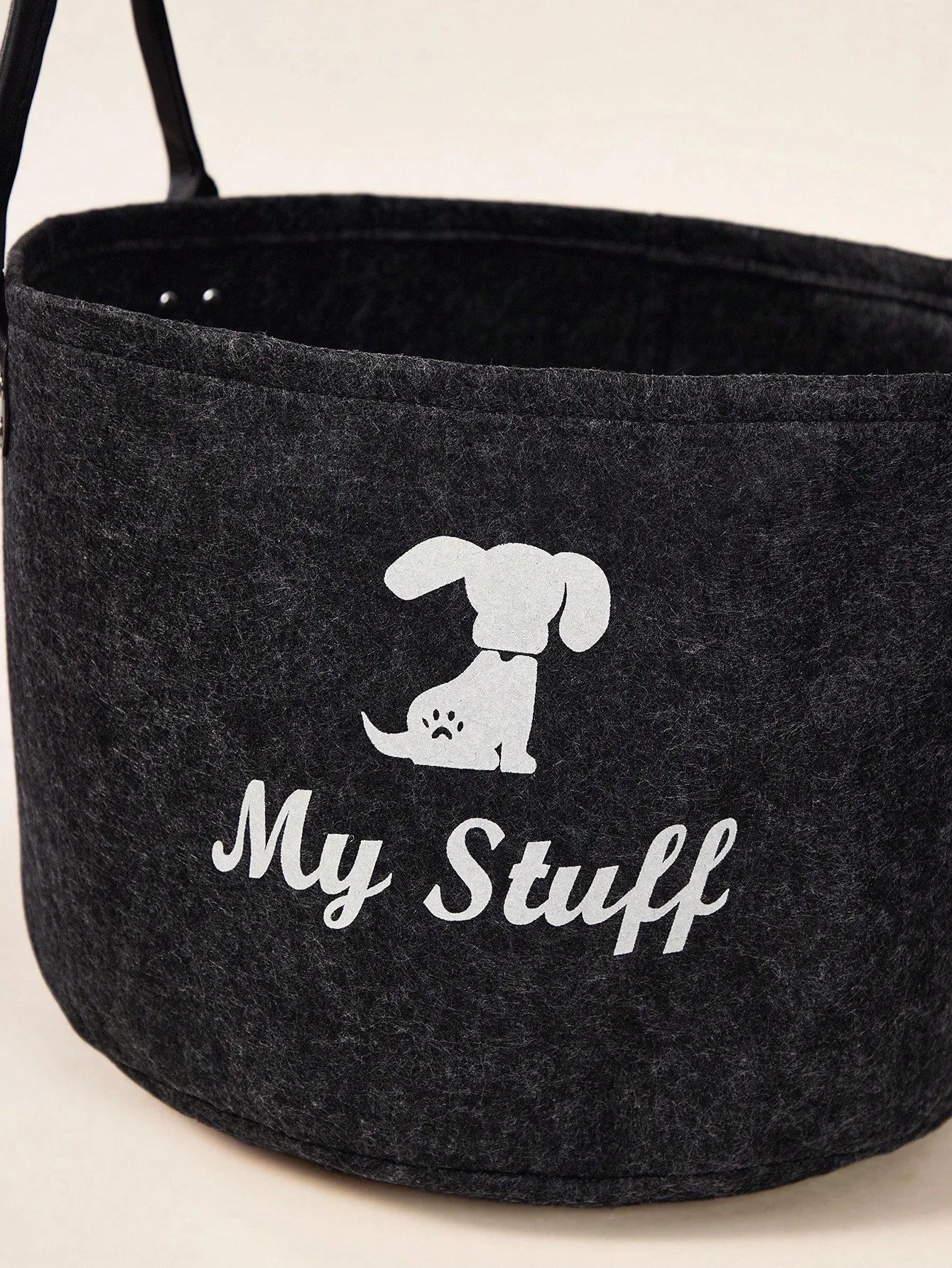 Pet Felt Storage Box – Thickened felt storage container for keeping dog toys and treats, lightweight and breathable storage basket