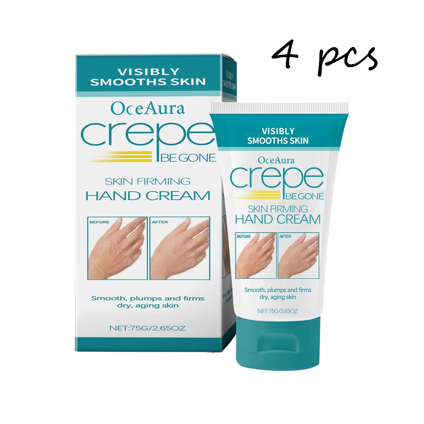 Oceaura Collagen Firming Hand Cream Improve Skin Elasticity Tightening Repair Damaged Skin Barrier Smoothing Hand Care Cream