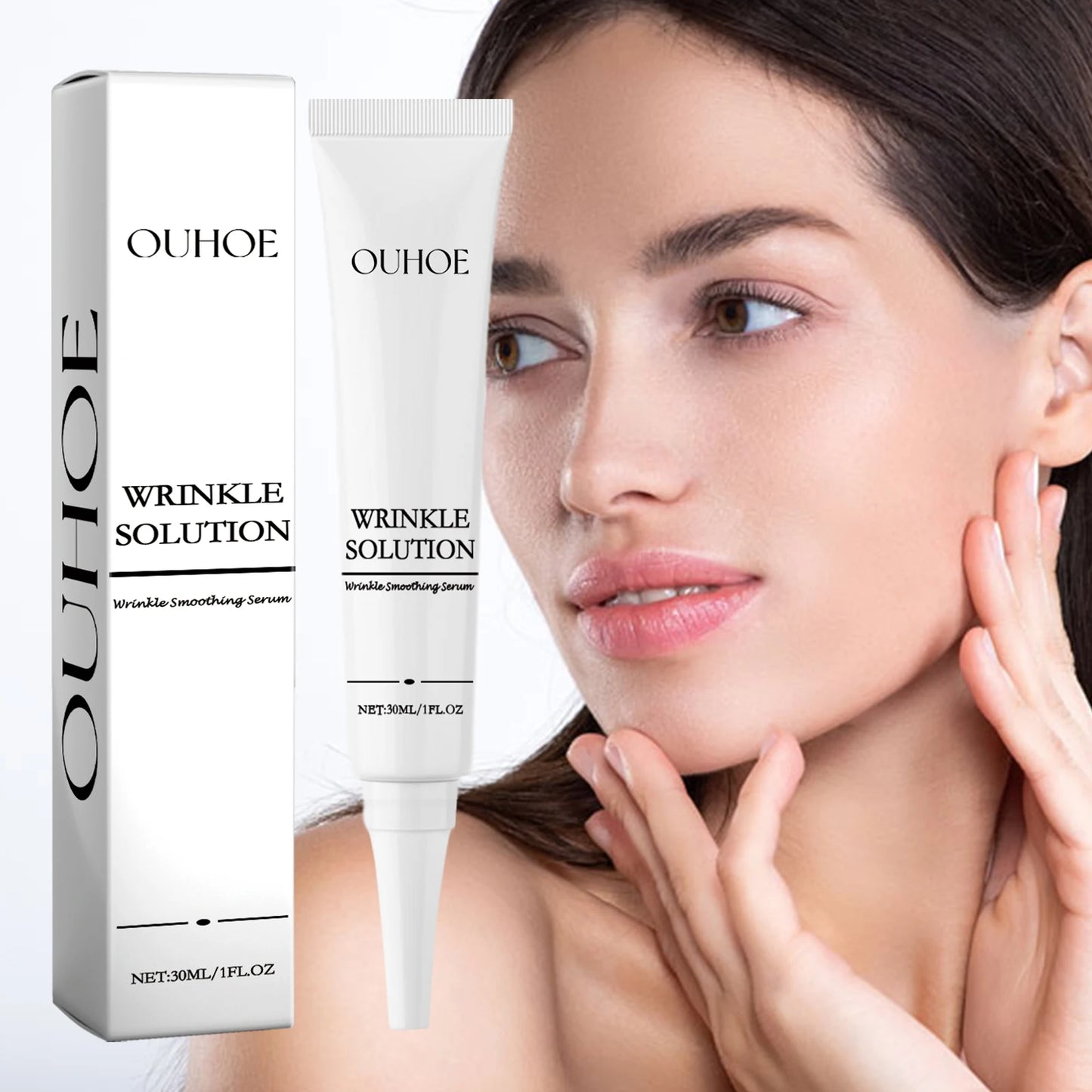 OUHOE Anti Wrinkle Essence Cream Firms Facial Skin Fades Fine Lines Raises Head Lines Brighten Skin Barrier Repair Essence Cream