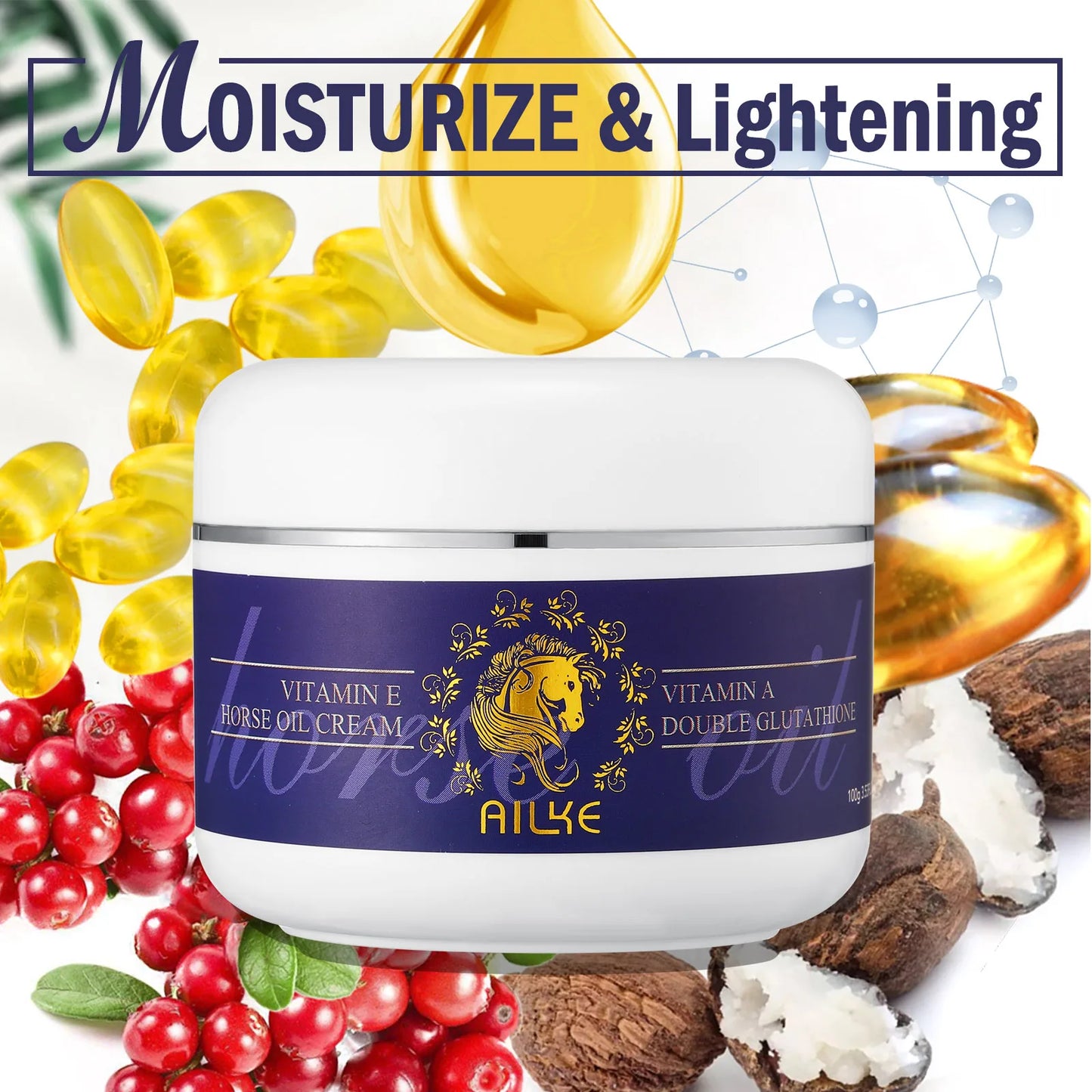 AILKE Glutathione 5in1 Skin Care Kit With Serum And Lotion