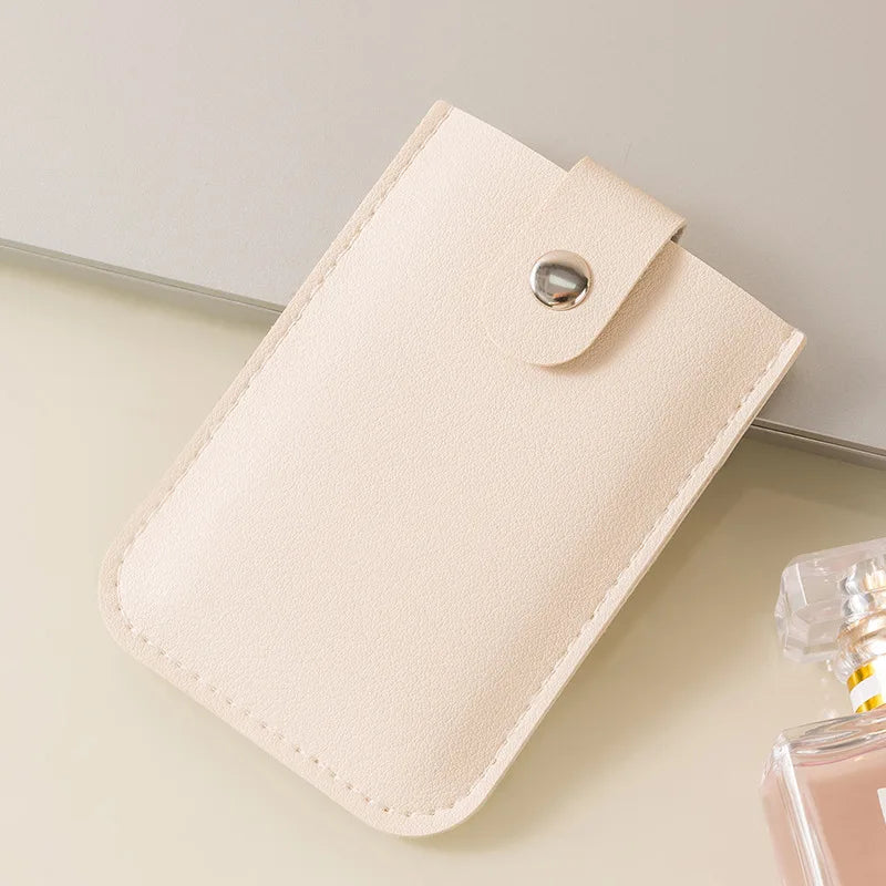 1Pcs PU Leather Card Holder Luxury Design Wallets Slim Compact Multiple Slots Organizer For Bank Cards Cash Women's Wallet Bag