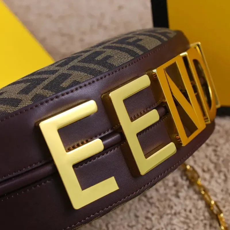 Designer Shoulder Luxury Bottom Letters Handbags Half moon bag Leather High Quality Cross body Purses Classics Wallet Women Vers