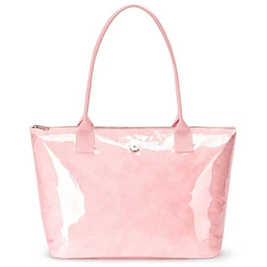KALIDI Tote Bag for Women Nylon Top-Handle Purse, Large Capacity Shoulder Hobo handBag with Zipper Leisure Foldable Weekend
