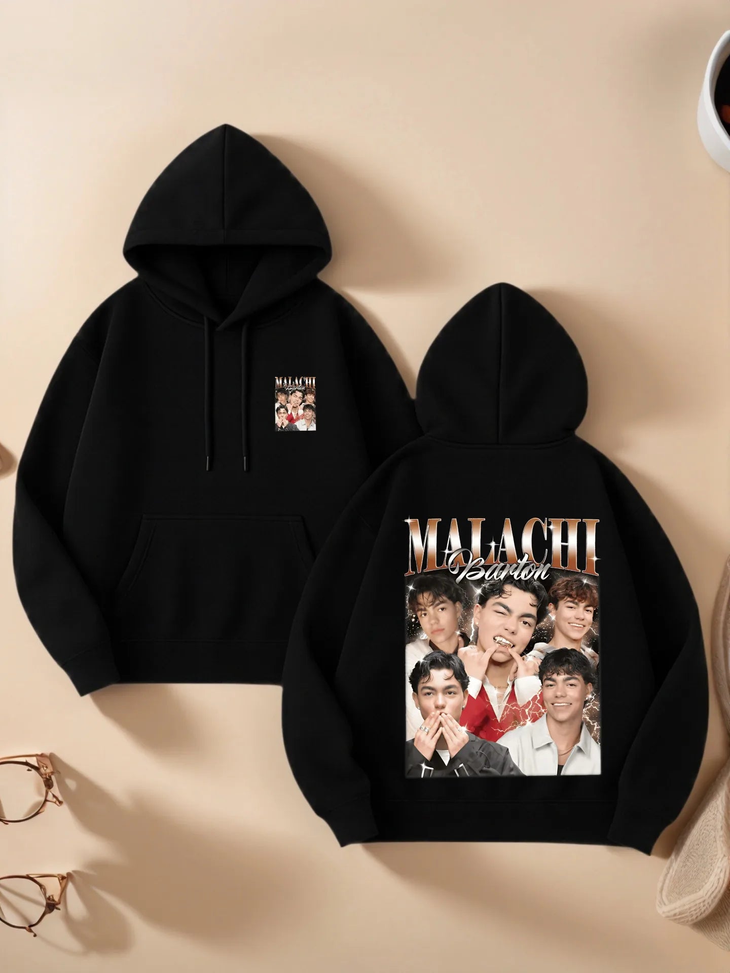 Graphic Hoodie, Vintage Graphic Print, Casual Streetwear Style, Soft Fabric, Casual Everyday Wear, For Teens
