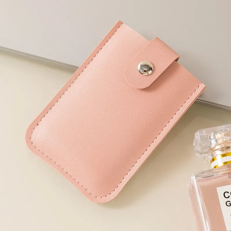 1Pcs PU Leather Card Holder Luxury Design Wallets Slim Compact Multiple Slots Organizer For Bank Cards Cash Women's Wallet Bag