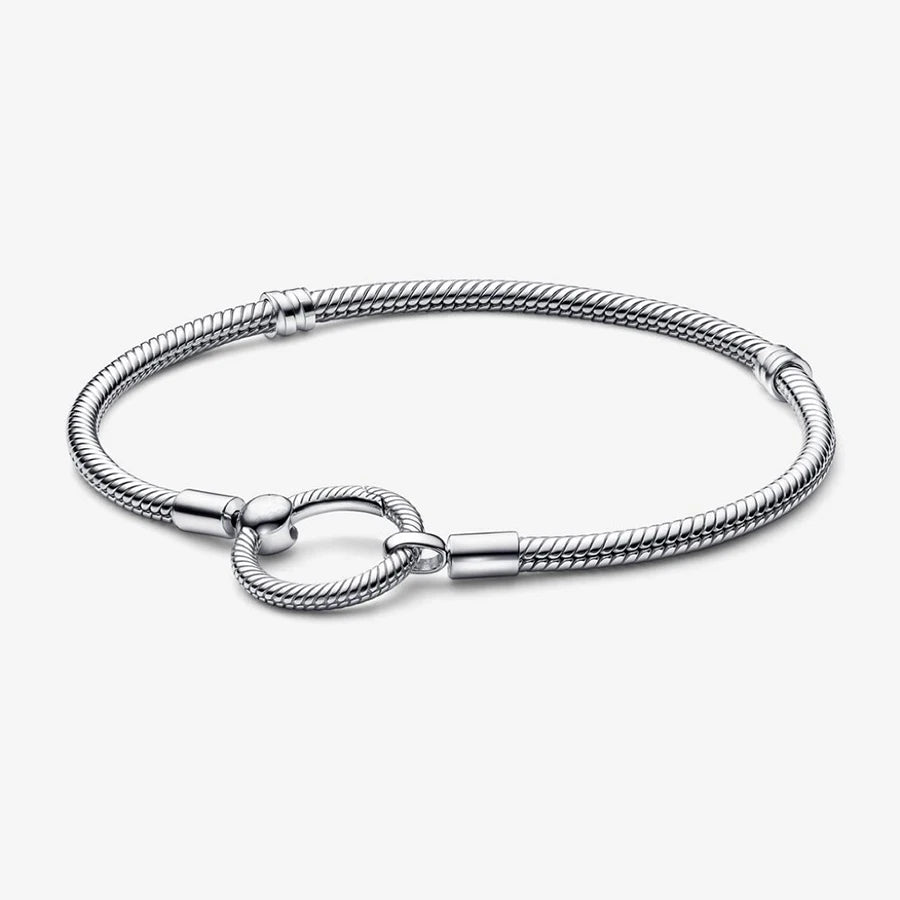 2026 New 925 Silver Heart Eternal Rose Plant Specimen ME Tennis Adjustable Blue Bow Bracelet DIY Exquisite Charm Jewelry Gift