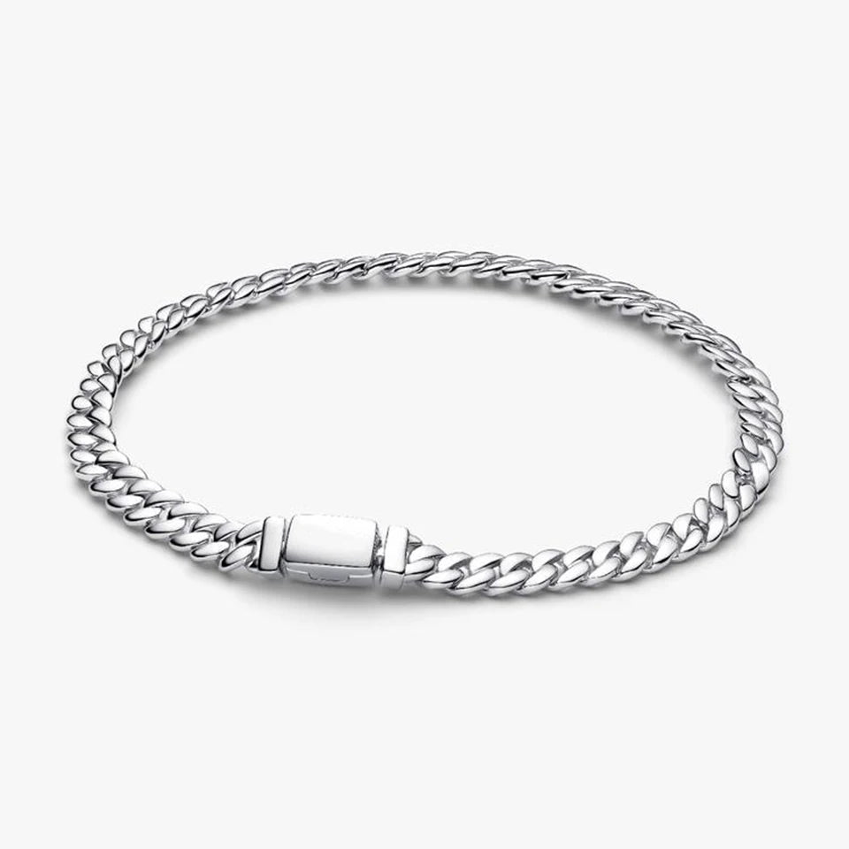 2026 New 925 Silver Heart Eternal Rose Plant Specimen ME Tennis Adjustable Blue Bow Bracelet DIY Exquisite Charm Jewelry Gift