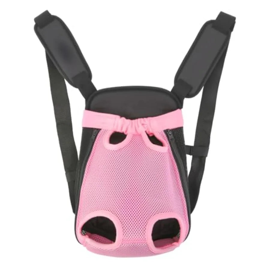 Dog Backpack Carrier/Cat Carrier, Adjutabe Pet Front Carrier Trave Bag for Puppy ediu Dog, eg Out, oft Ventiated Doggie Chet Ca