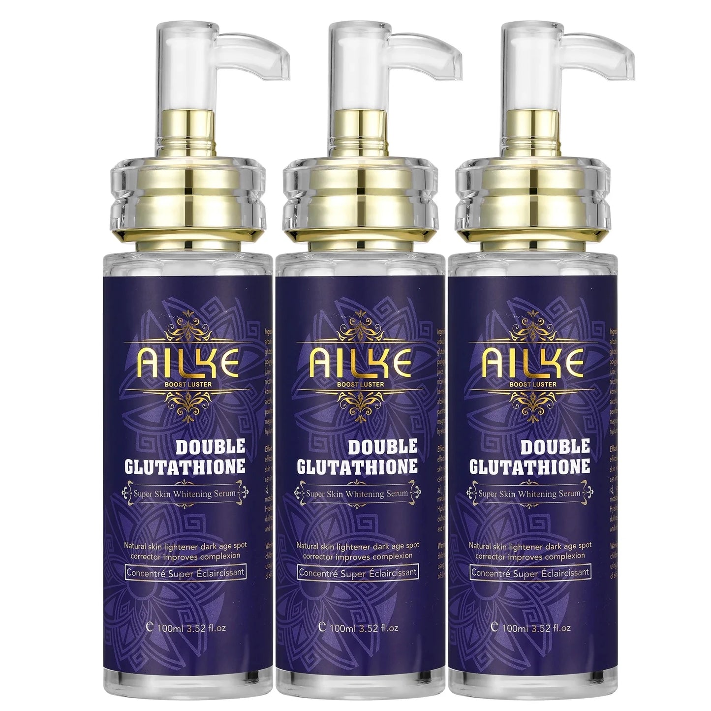 AILKE Glutathione 5in1 Skin Care Kit With Serum And Lotion