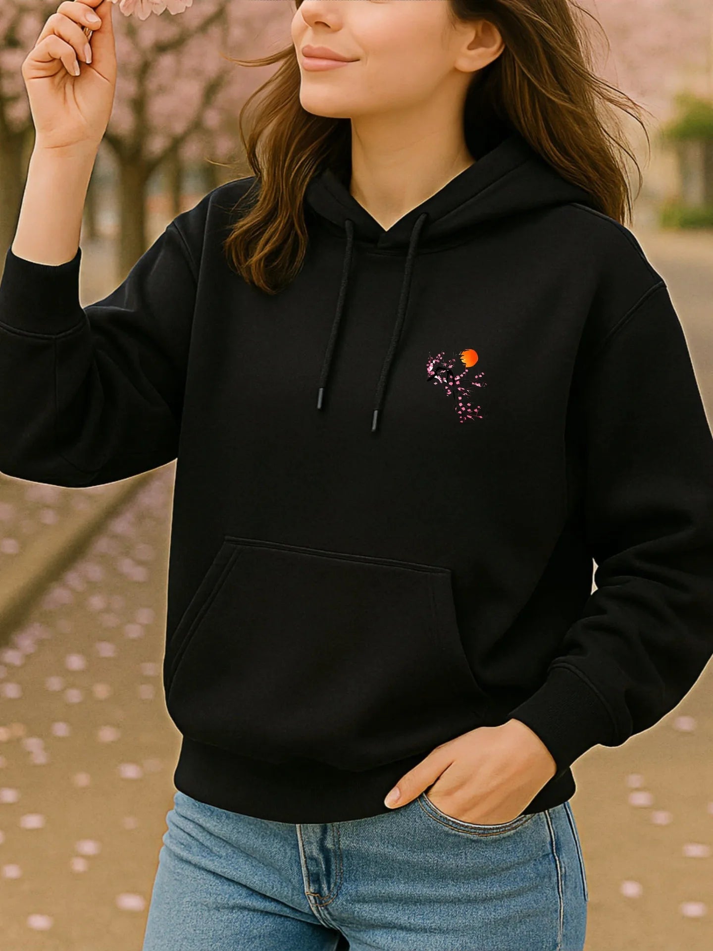 Graphic Hoodie Women, Believe In You Letter Print, Casual Aesthetic Design, Soft Fabric, Casual Everyday Wear, For Teens