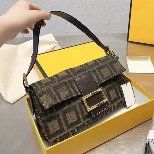 Vintage Shoulder Bag Fashion Letter Handbag High Capacity Purse Canvas Hobo Messenger Bags Satchel Women Designers Lady Tote Met