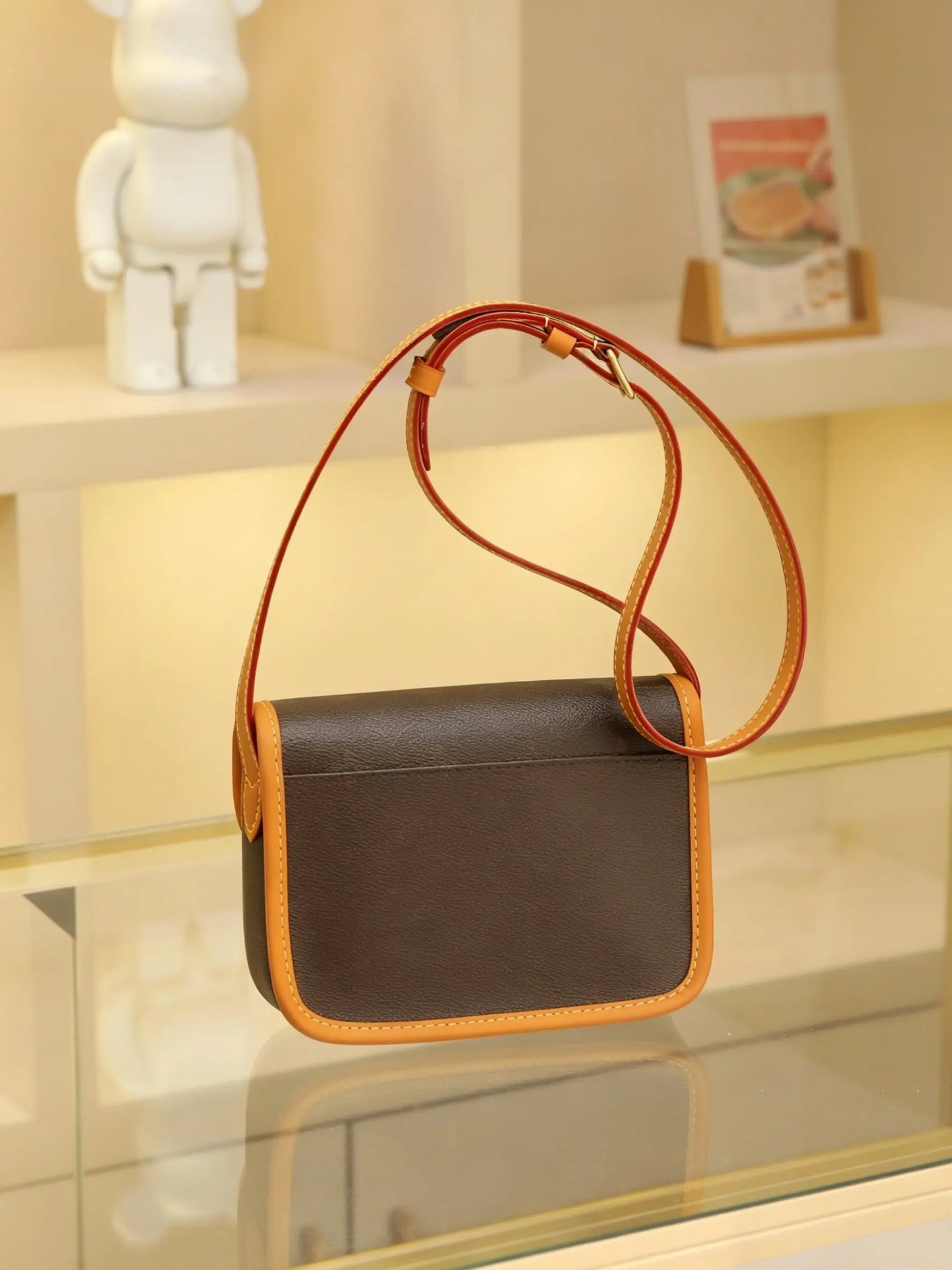 Genuine Leather Daily Shoulder Bag For Women Crossbody