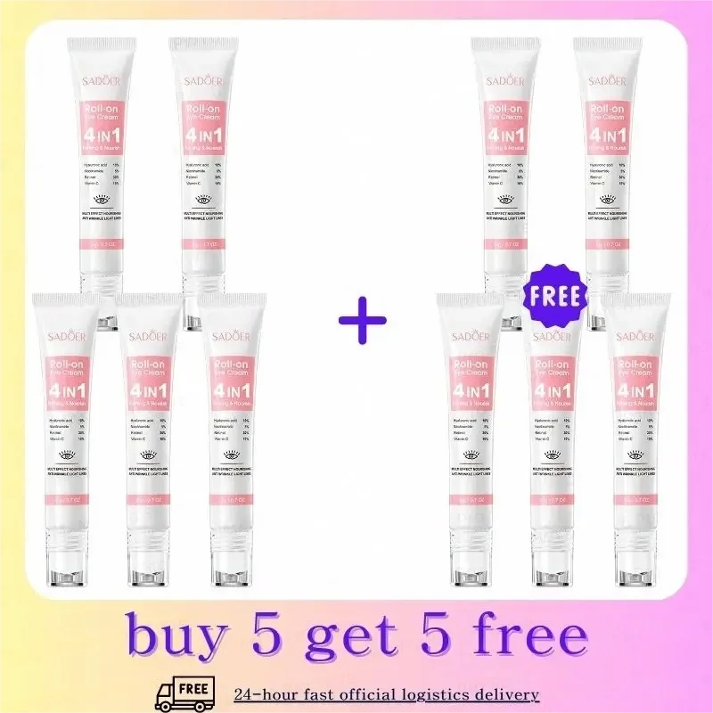 Instantly removes under eye bags, reduces fine wrinkles, improves skin elasticity, eliminates dark circles, brightens the eye ar
