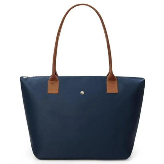 KALIDI Tote Bag for Women Nylon Top-Handle Purse, Large Capacity Shoulder Hobo handBag with Zipper Leisure Foldable Weekend