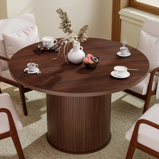 Round Dining Table for Kitchen and Dining Room Modern Design