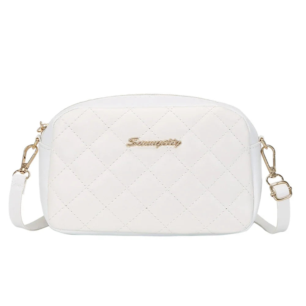 2026 tassel women's small crossbody bag trend diamond grid embroidery camera women's shoulder bag fashion chain crossbody bag