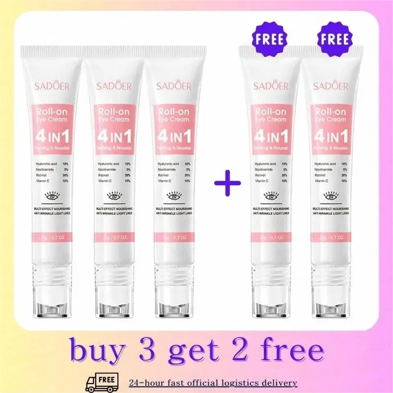 Instantly removes under eye bags, reduces fine wrinkles, improves skin elasticity, eliminates dark circles, brightens the eye ar