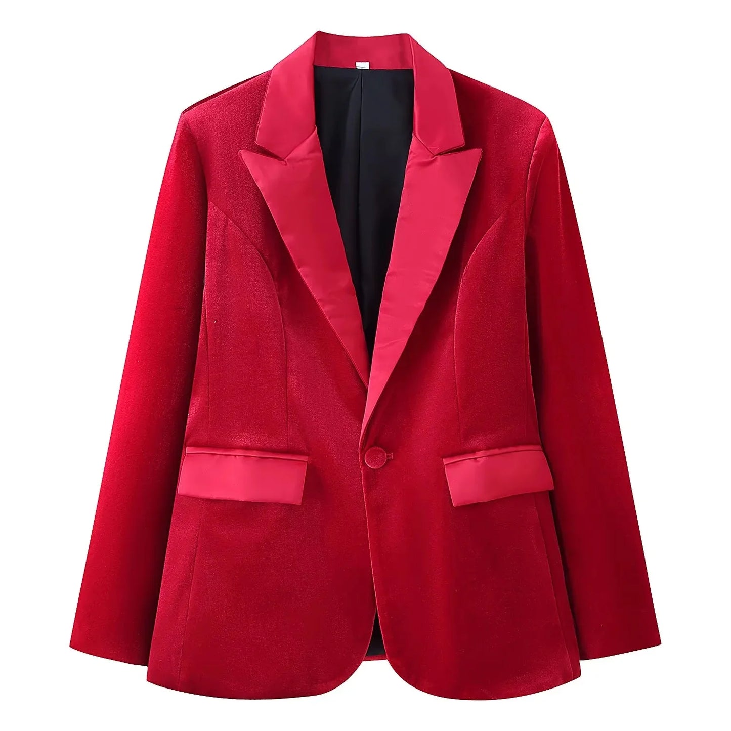 KONDALA Velvet Office Blazer Set For Women Notched Lapel With Pants