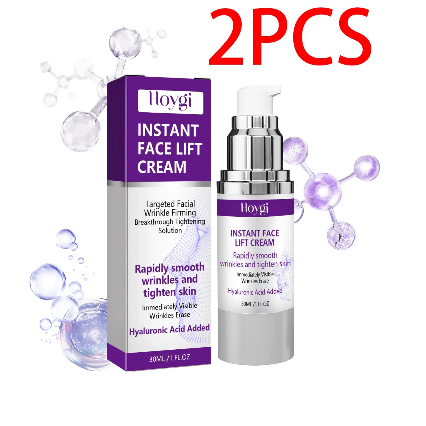 Hoygi Face Lifting Cream 30ml Face Moisturizer Wrinkle Reduction Firming Hydration Winter Skincare Dull Skin Treatment