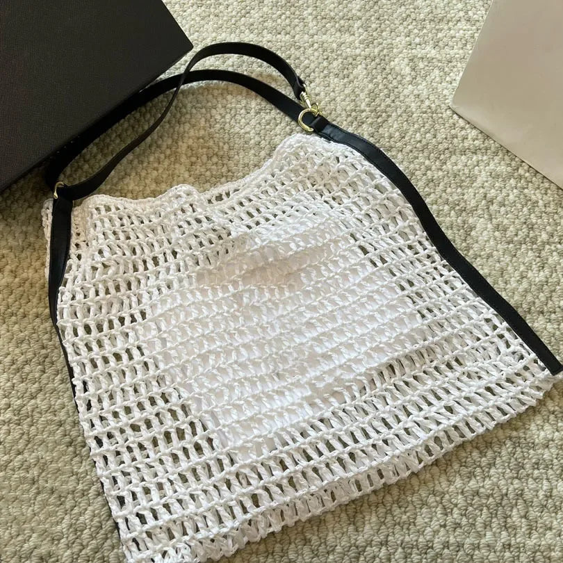 Icare Maxi Tote Evening Designer Women Luxury Handbag Raffias Hand-Embroidered Straw High Quality Beach Large Capacity Totes Sho