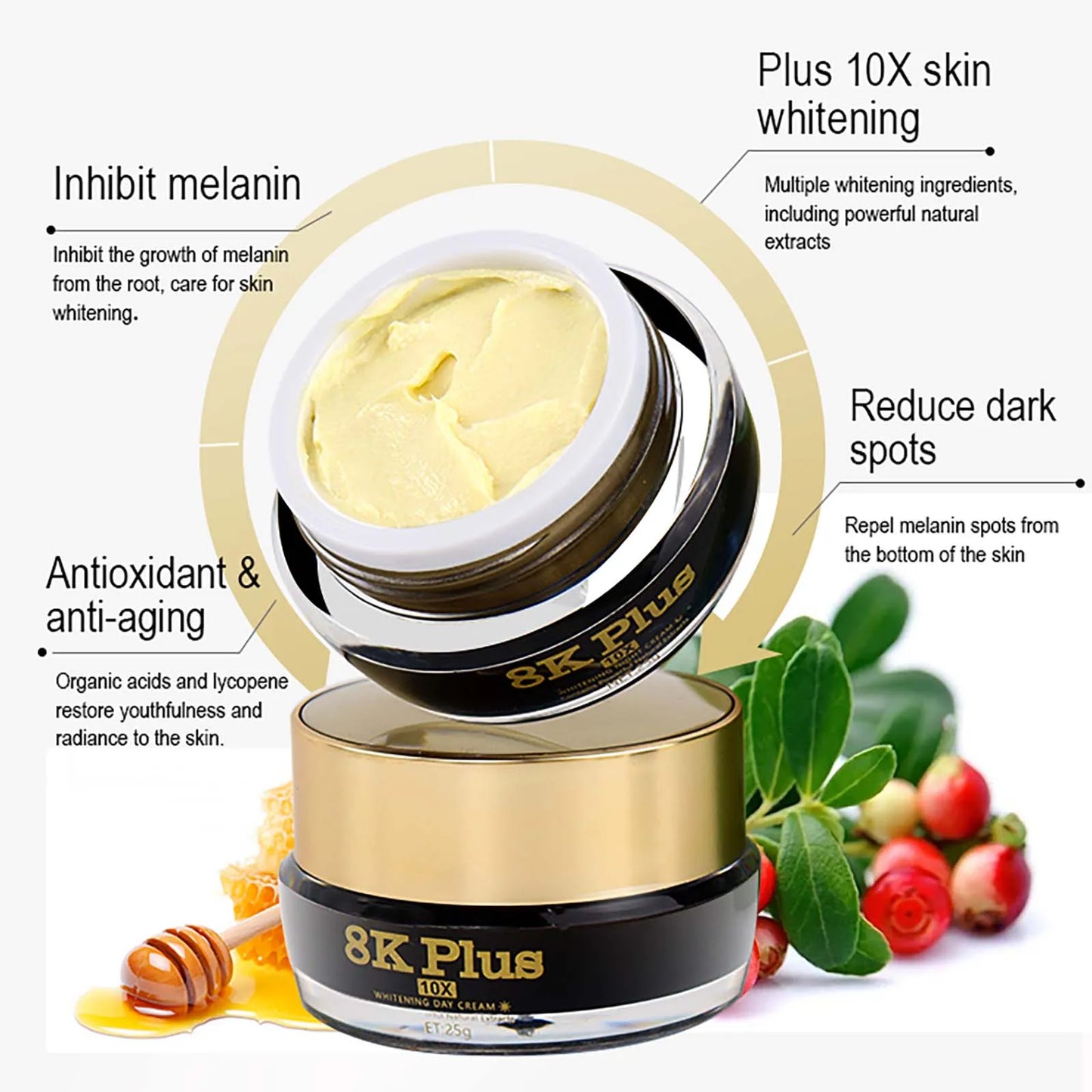 AILKE Whitening Face Cream Dark Spots Reduction And Anti Aging