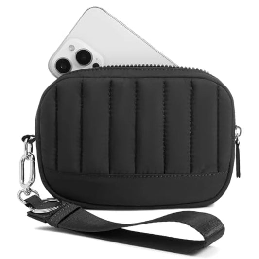 Marvolia Wristlet Wallets for Women Quilted Protective Lightweight Wristlet Purse